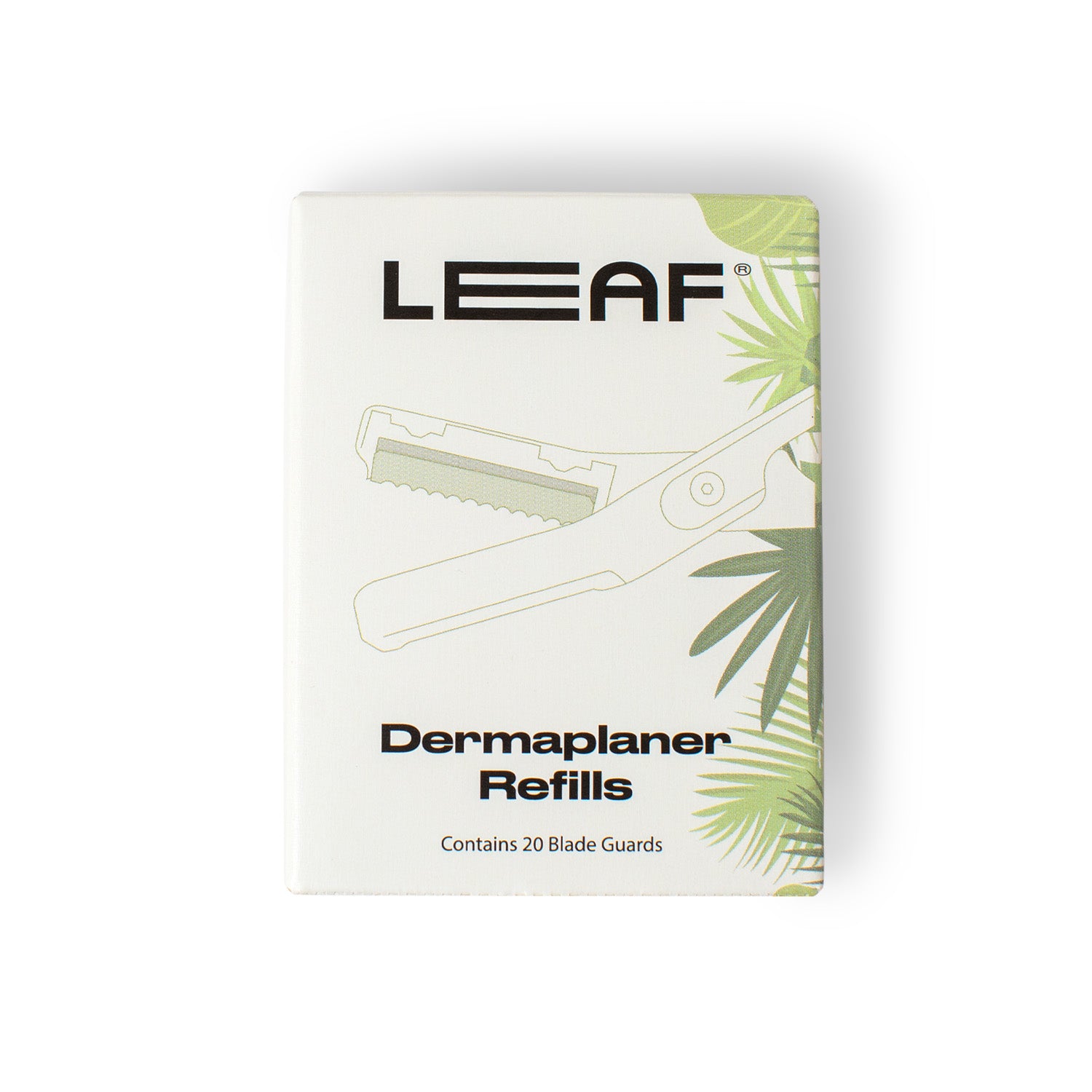 dermaplaner refill box of 20 blade guards