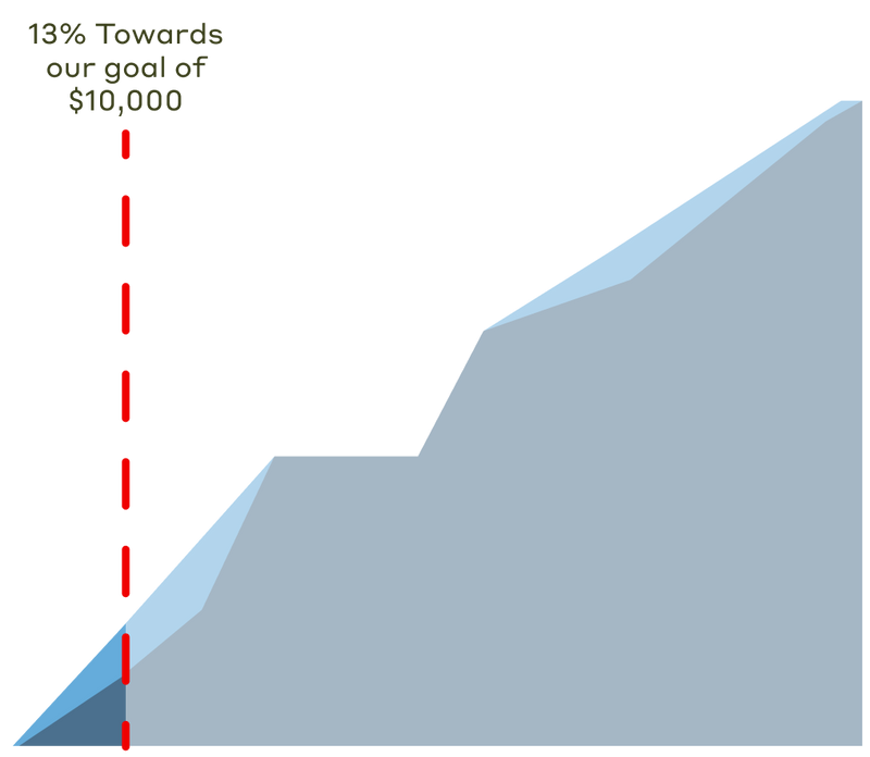15% towards our goal