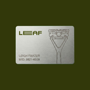 Leaf Shave, brand website product image