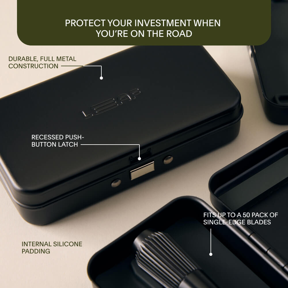 Single Edge Case | Protect Your Twig or Thorn Razor On-the-Go | Leaf Shave