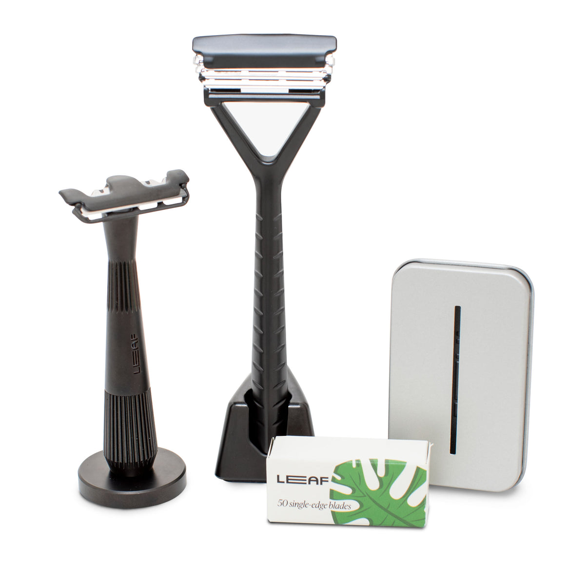 Razor Set Kit | Leaf Razor & Stand + Twig Razor & Stand + Blade Pack ...