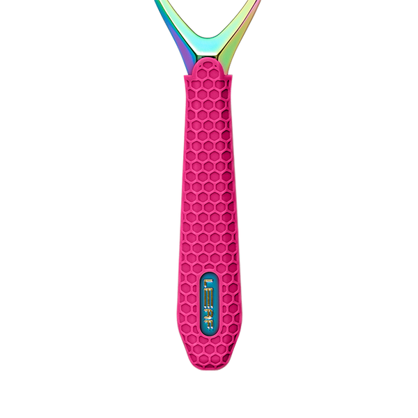 Leaf Two Grip in fuchsia